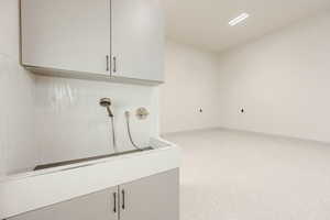 View of washroom