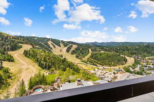 View of mountain background