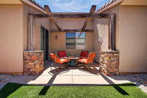 View of patio
