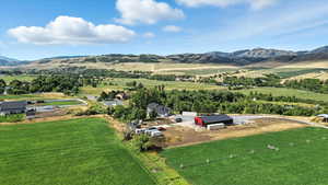 View of rural area featuring a mountainous background