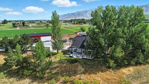 View of rural area featuring a mountain backdrop