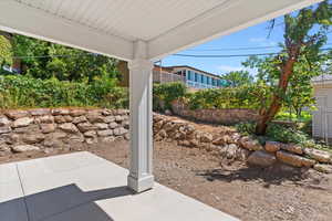 View of patio