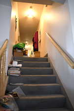 View of stairway