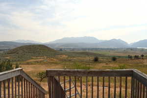 Mountain view featuring rural landscape