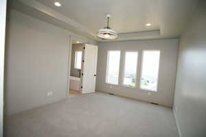 Master bedroom with great views and room for a king size bed.