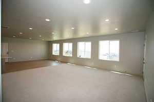 Full daylight basement and large family room adjacent kitchen.  With access to covered patio