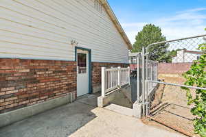 View of gate