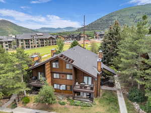 View of mountain background