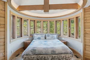 Bedroom featuring baseboards