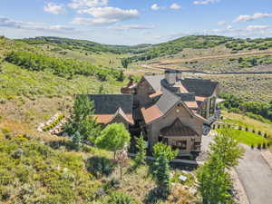 Aerial view of property and surrounding area