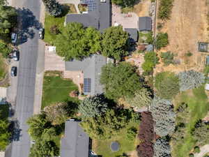 Aerial view of property's location