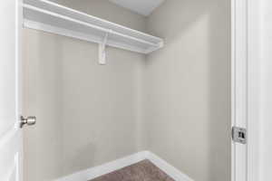 View of spacious closet