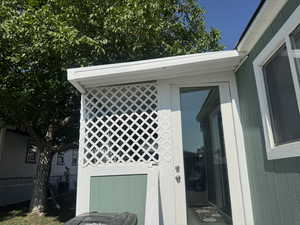 Entrance to property