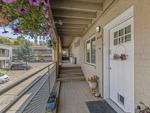 View of deck