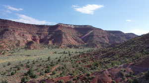 View of mountain background