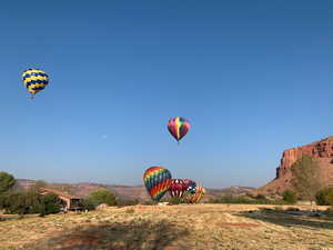 View of mountain background
