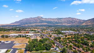 Aerial view of mountains