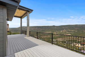 Can't beat these views from the covered deck!