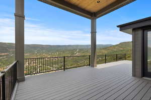 Can't beat these views from the covered deck!