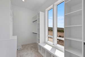 Large primary walk-in closet