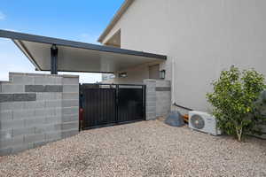View of gate