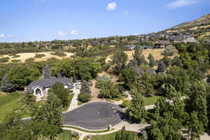 Aerial overview of property's location