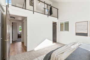 Primary Bedroom with loft
