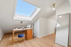 Loft in primary bedroom