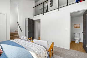 Primary Bedroom with loft