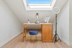 Loft in primary bedroom