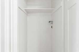 Laundry closet