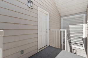 Second floor separate bedroom entrance