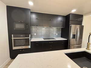 Microwave & Oven built in