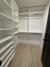 Primary walkin closet