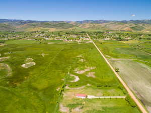 View of rural area with a mountainous background