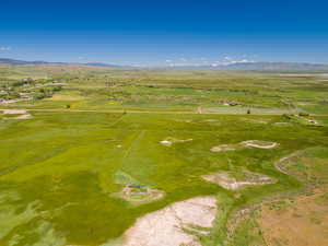 Aerial view of mountains