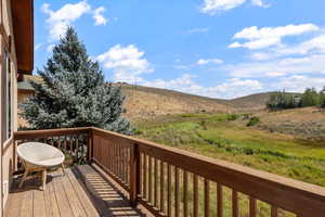 View of deck
