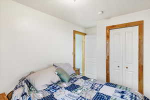 Bedroom with a closet