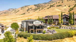 View of mountain background