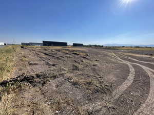 View of yard featuring a view of countryside