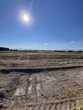 View of yard featuring a view of countryside