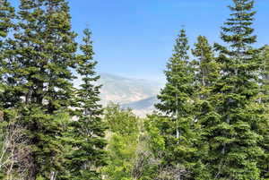 View of mountain backdrop
