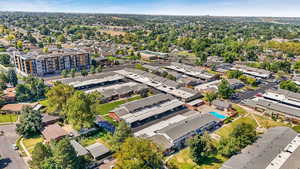 Aerial overview of property's location