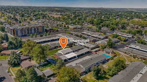 View of property location with nearby suburban area