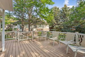 View of deck