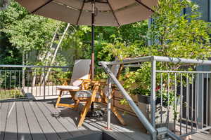View of deck