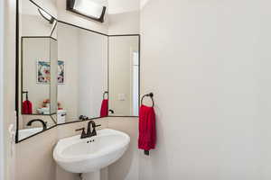 Bathroom featuring a sink