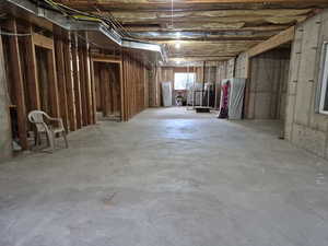View of basement