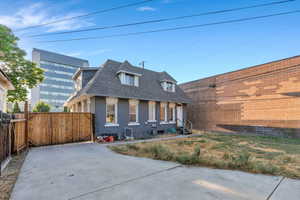 View of back of the home
