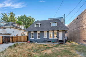 View of back of the home